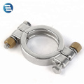 Sanitary Stainless Steel High Pressure Clamp Set With Ferrule